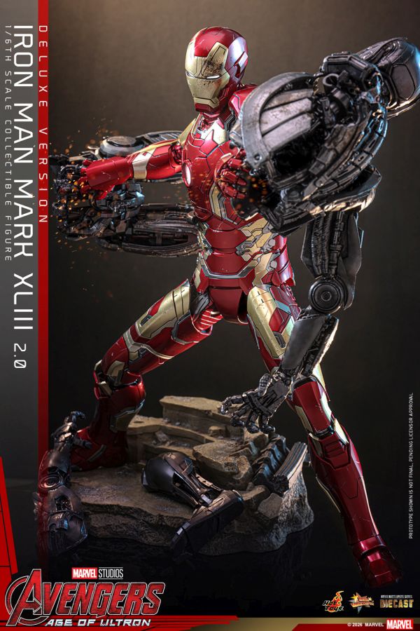 [Pre-Order] Avengers: Age of Ultron - Iron Man Mark XLIII (2.0) Deluxe Ver. Sixth Scale Figure